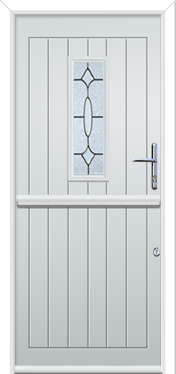 Newstead 1 Composite Stable Door Zinc Art Clarity