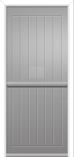 Newstead Solid Stable Composite Door Silver Grey