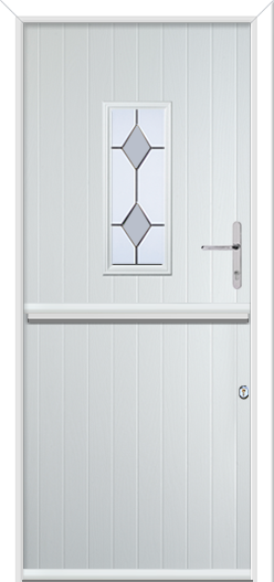 Normanton Composite Stable Door Coloured Diamonds Frost