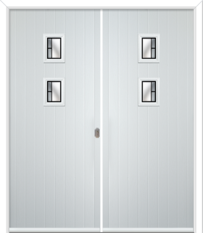 Wellow 2 Composite French Doors Aurora