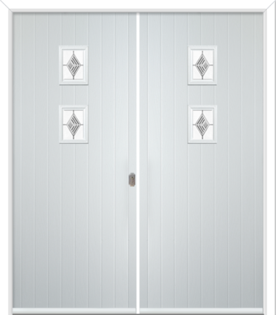 Wellow 2 Composite French Doors Fusion Black