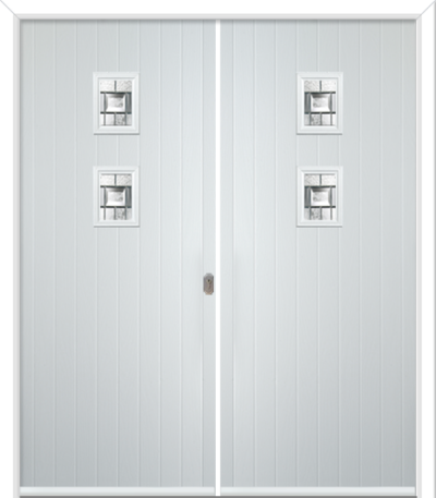 Wellow 2 Composite French Doors Prairie