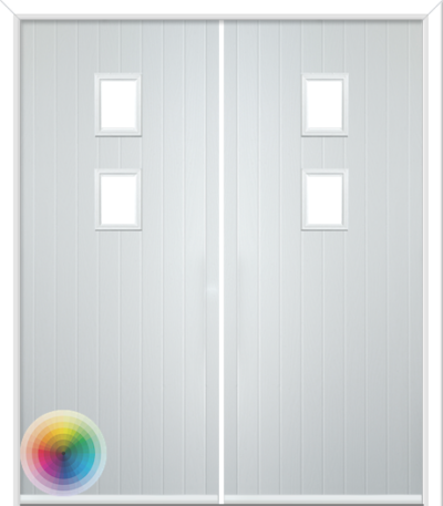 Wellow 2 Composite French Doors Special RAL