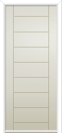 Abbey Solid Composite Door Cream