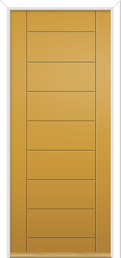Abbey Solid Composite Door Irish Oak