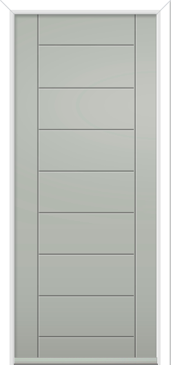 Abbey Solid Composite Door Pebble Grey