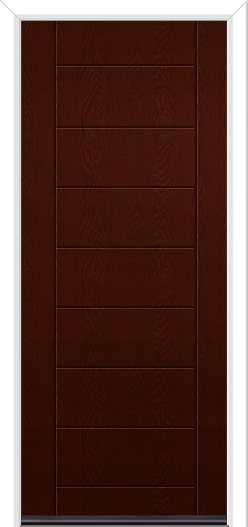 Abbey Solid Composite Door Rosewood