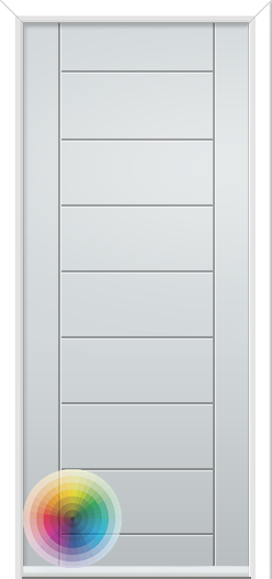 Abbey Solid Composite Door Special RAL