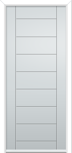 Abbey Solid Composite Door White