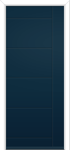 Carsington Solid Composite Door Blue