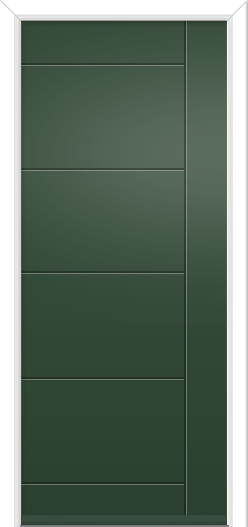 Carsington Solid Composite Door Green