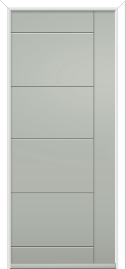 Carsington Solid Composite Door Pebble Grey