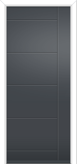 Carsington Solid Composite Door Slate Grey