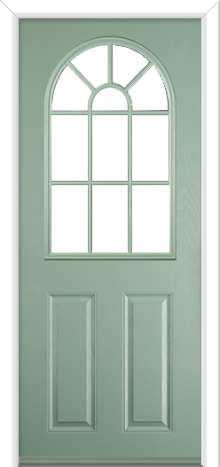 Caunton Grill Composite Door Chartwell