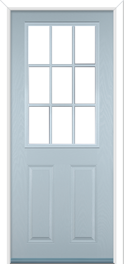 Clumber Grill Composite Door Duck Egg