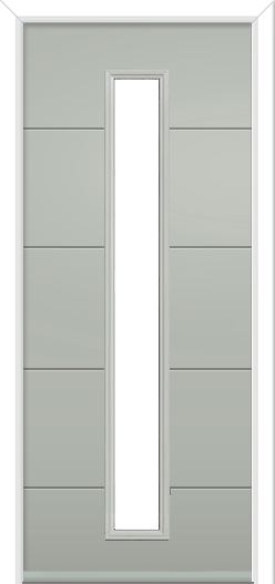 Cromford Long Composite Door Agate Grey