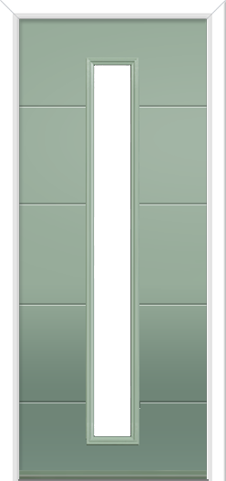 Cromford Long Composite Door Chartwell