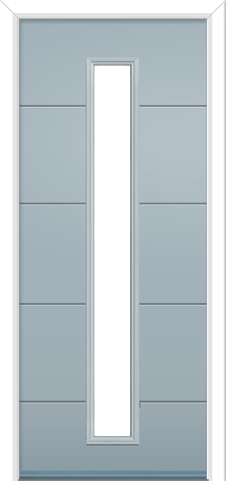 Cromford Long Composite Door Duck Egg