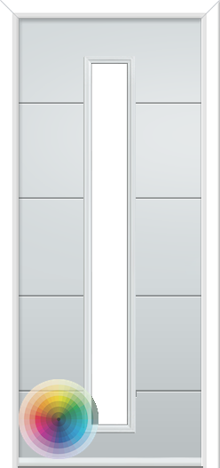 Cromford Long Composite Door Special RAL