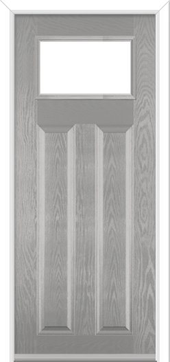 Elmton Composite Door Silver Grey