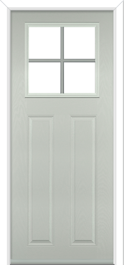 Lindrick Crucifix Composite Door Agate Grey