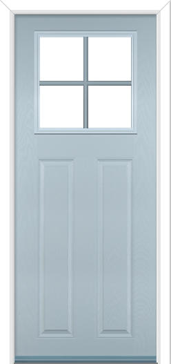 Lindrick Crucifix Composite Door Duck Egg