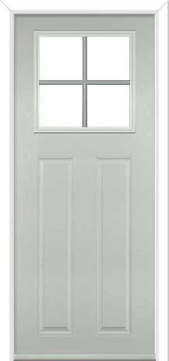 Lindrick Crucifix Composite Door Pebble Grey