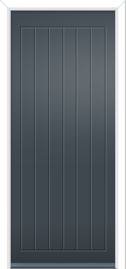 Newstead Solid Composite Door Anthracite Grey