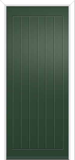 Newstead Solid Composite Door Green