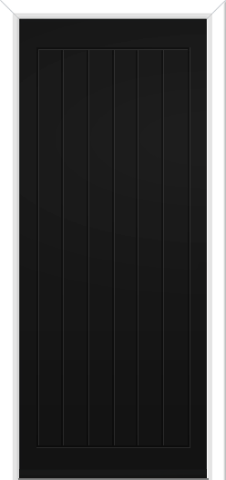 Newstead Solid Composite Door Midnight Black