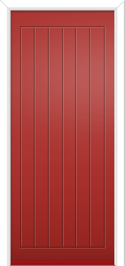 Newstead Solid Composite Door Red