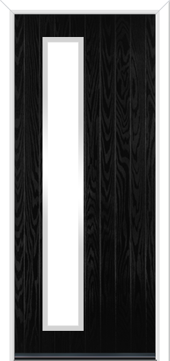Urban Halam Hinge Composite Door Black Brown