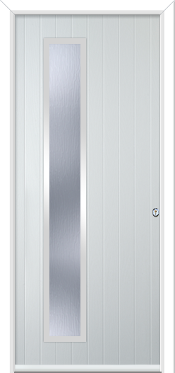 Urban Halam Hinge Composite Door Charcoal Sticks