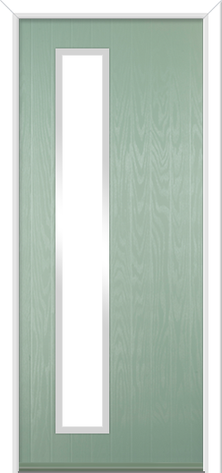Urban Halam Hinge Composite Door Chartwell Green