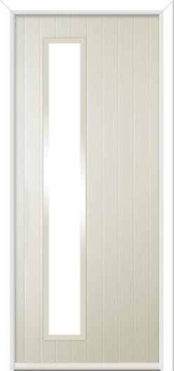 Urban Halam Hinge Composite Door Cream