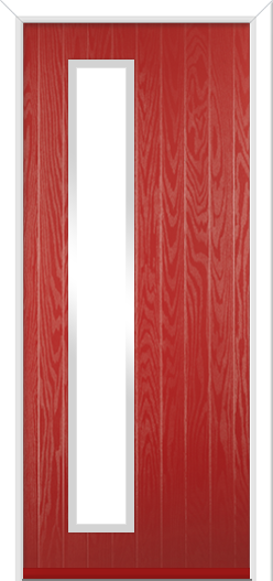 Urban Halam Hinge Composite Door Red