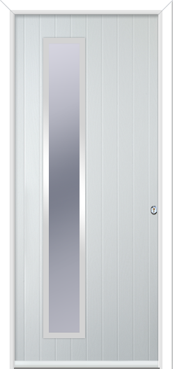 Urban Halam Hinge Composite Door Satin