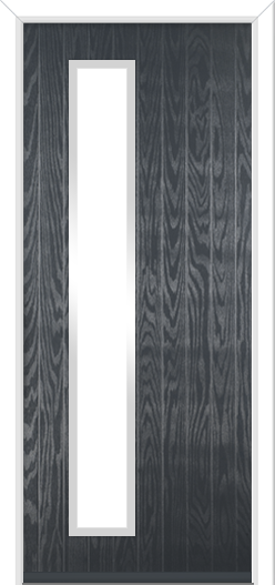 Urban Halam Hinge Composite Door Slate Grey