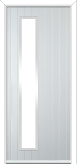 Urban Halam Hinge Composite Door White