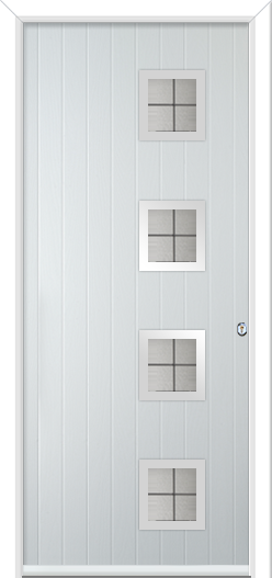 Urban Wellow 4 handle Composite Door 9mm Square Lead