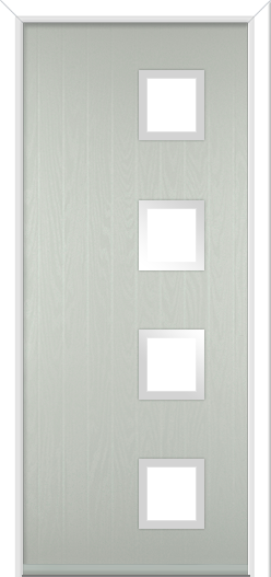 Urban Wellow 4 handle Composite Door Agate Grey