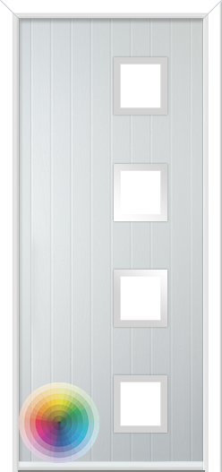 Urban Wellow 4 handle Composite Door Special RAL