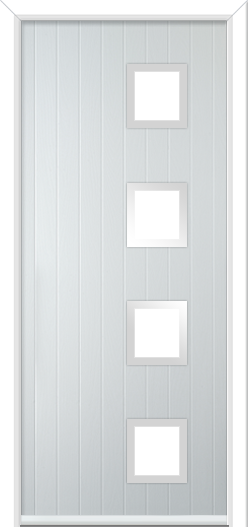 Urban Wellow 4 handle Composite Door White