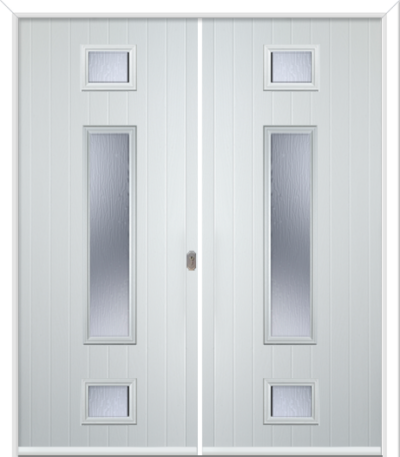 Wellow 3 Long Composite French Doors Charcoal Sticks