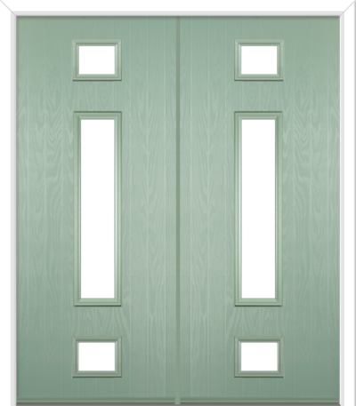 Wellow 3 Long Composite French Doors Chartwell