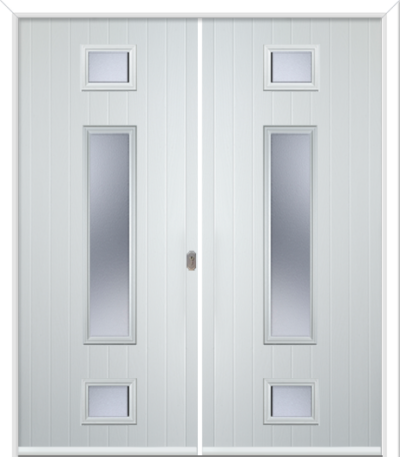 Wellow 3 Long Composite French Doors Contora
