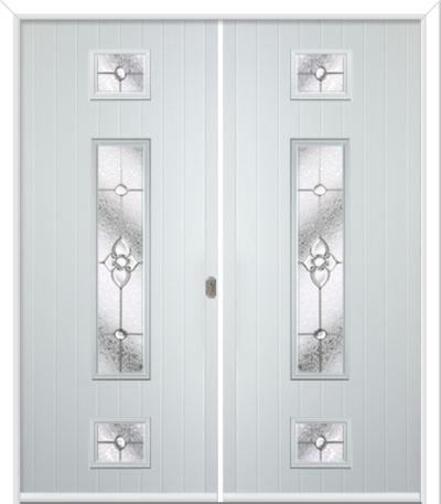 Wellow 3 Long Composite French Doors Finesse