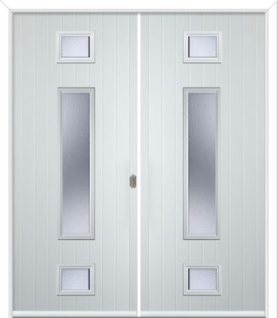 Wellow 3 Long Composite French Doors Taffeta