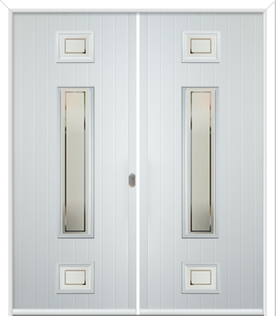 Wellow 3 Long Composite French Doors Victorian Border