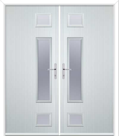 Wellow 3 Long Handle Composite French Doors